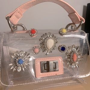 Steve Madden Jewelry Acrylic Cross Body Bag